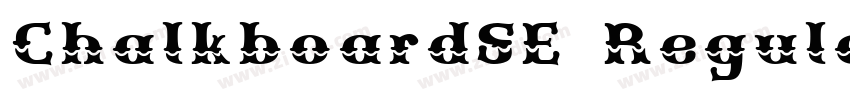 ChalkboardSE Regular字体转换